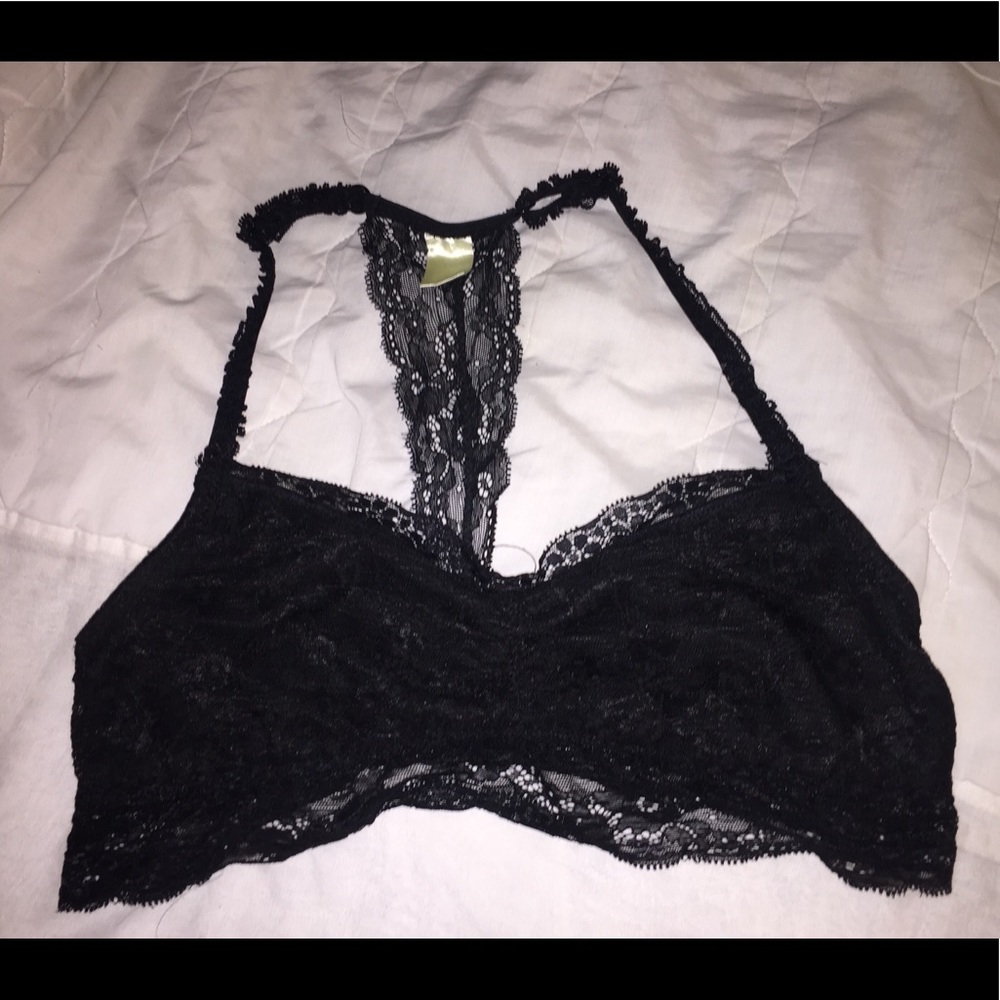 Medium Black Lace Bralette